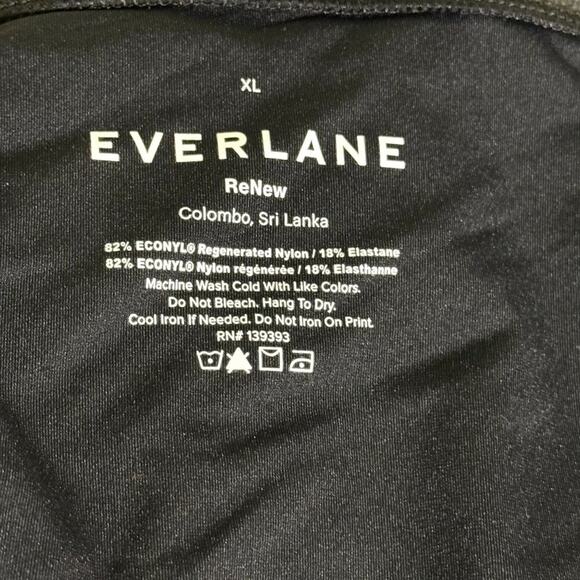 Everlane Swimsuit Women’s XL NWT Renew V-Neck One Piece Resort Wear Black - Picture 7 of 9